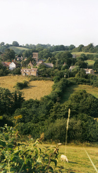 View of the village of Powerstock.